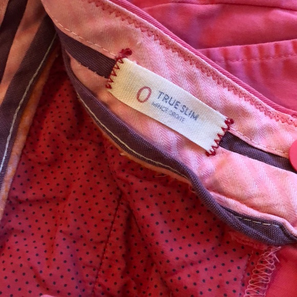 Lands End “Canvas” Dusty pink slim chino pant - Picture 3 of 4